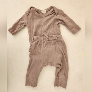 Kate Quinn Body Suit & Panda Pant Set with matching bow.